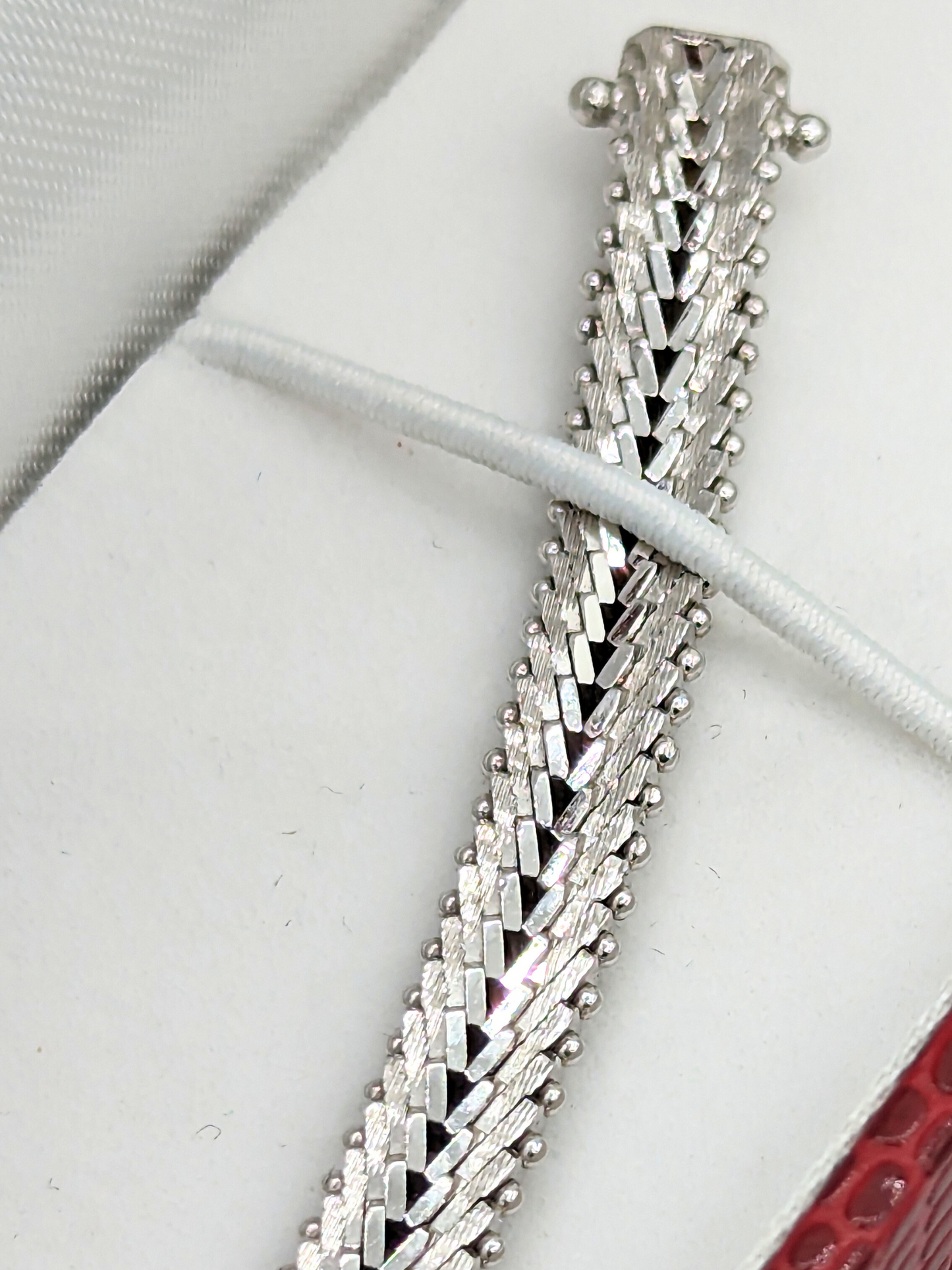 Antique European Blue Sapphire and Diamond Braclet