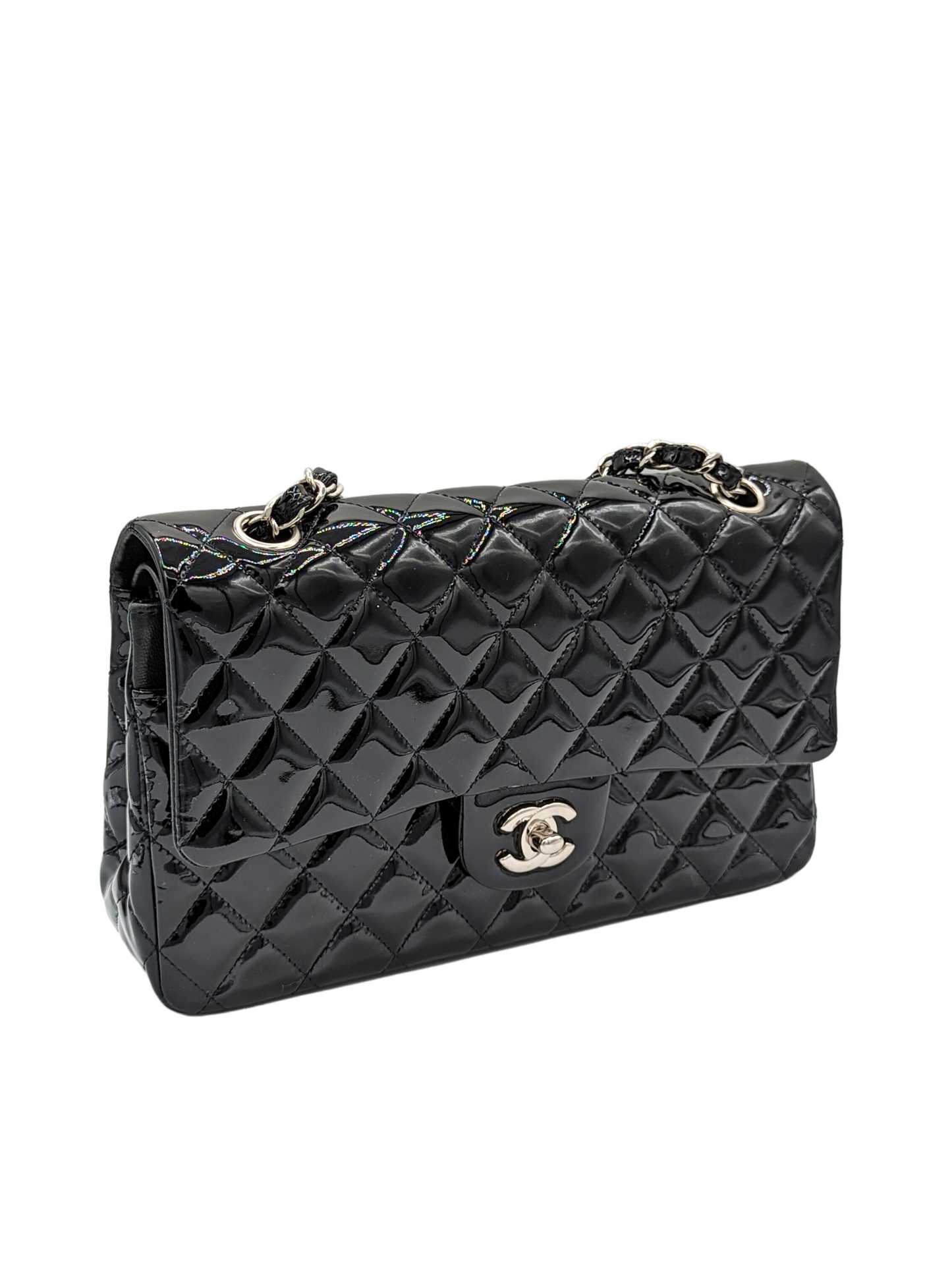 Chanel Partent Medium Double Flap Shoulder Bag