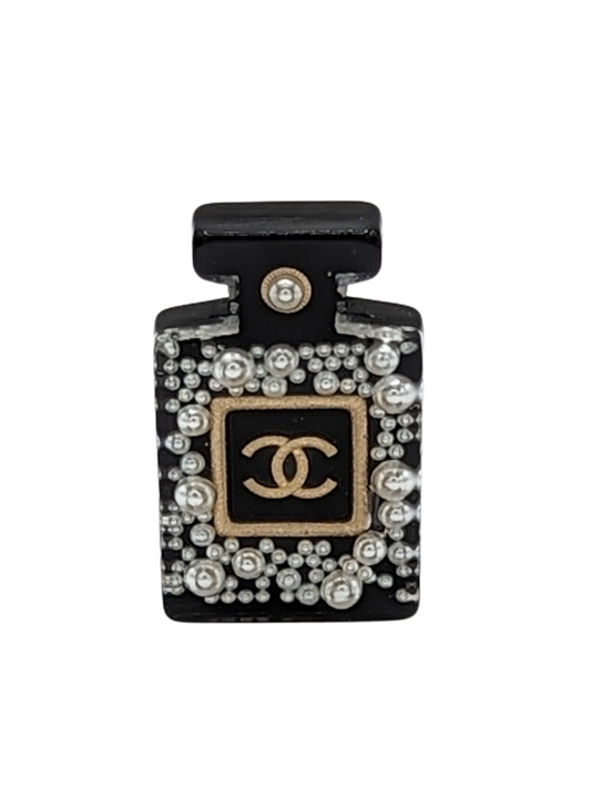 Chanel Perfume Brooch in Metal and Resin